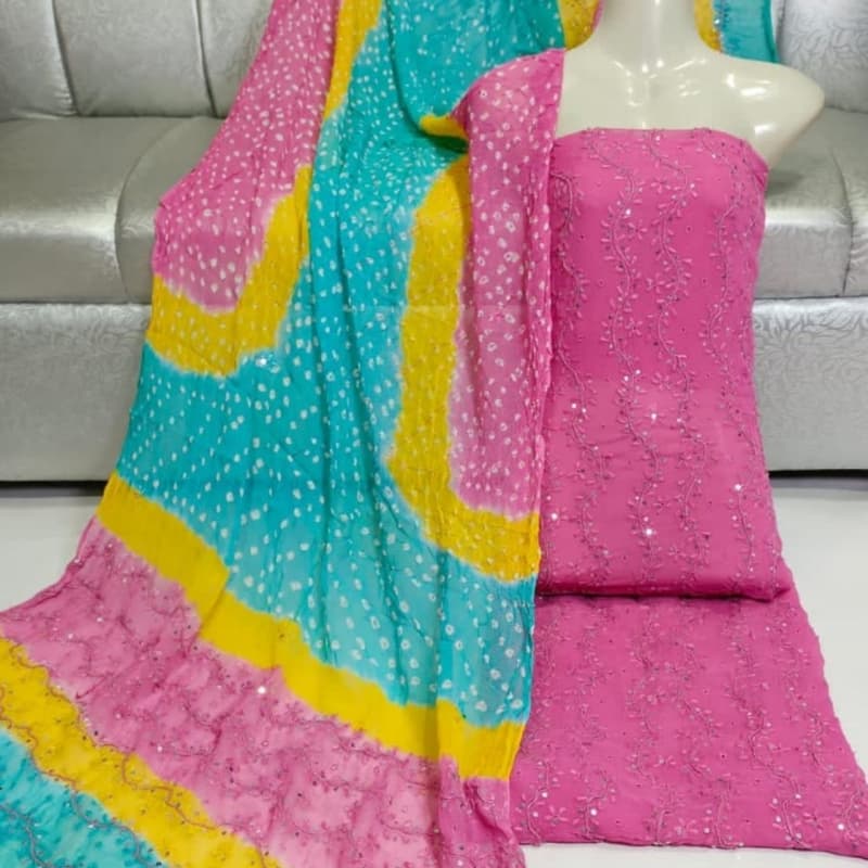 *Design* : Bahawalpur Trendy Hand work
*Quality* : 2 PCs Shirt and Dupatta