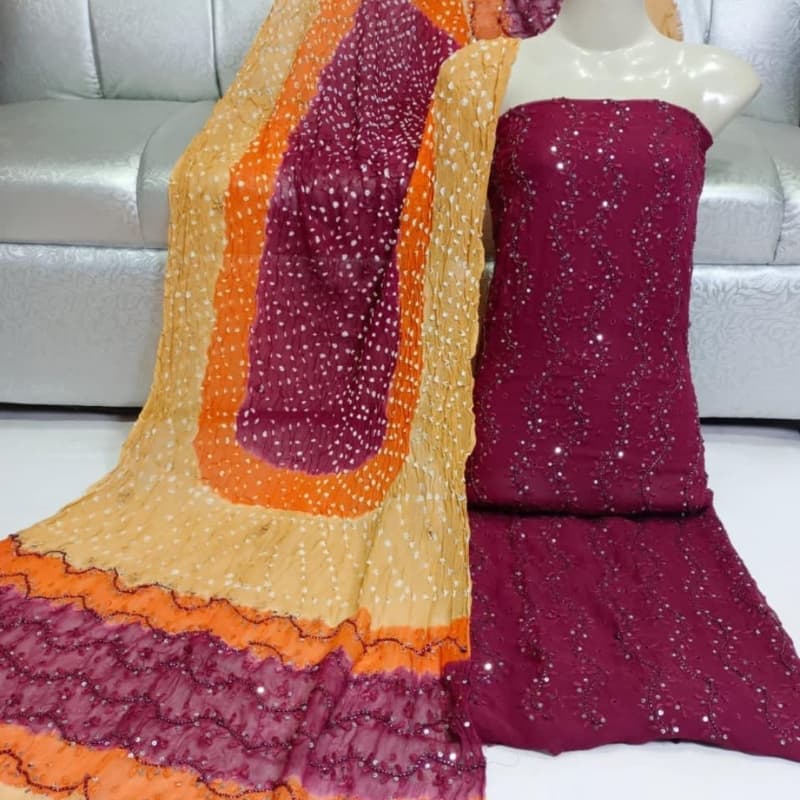 *Design* : Bahawalpur Trendy Hand work
*Quality* : 2 PCs Shirt and Dupatta